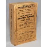 Wisden Cricketers' Almanack 1906. 43rd edition. Original paper wrappers. Replacement spine paper.