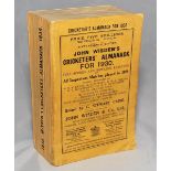 Wisden Cricketers' Almanack 1930. 67th edition. Original paper wrappers. Bump to lower corner of the