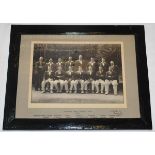 'Yorkshire County Cricket Team 1935'. Excellent official mono photograph of the Yorkshire team