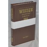 Wisden Cricketers' Almanack 1944. Willows hardback reprint (2000) with gilt lettering. Limited