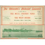 'The Advocate's Pictorial Souvenir of the visit of the M.C.C. Cricket Team to the West Indies'
