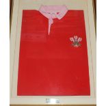 Ian Watkins. Wales (1988-1989, ten caps). Wales rugby shirt worn by Watkins during the 1988 rugby