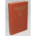 Wisden Cricketers' Almanack 1943. 80th edition. Original hardback. Only 1400 hardback copies were