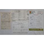 England Test, One Day International and Twenty20 scorecards 1958-2011. A large selection of over one