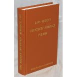 Wisden Cricketers' Almanack 1890. Willows softback second reprint (2007) in light brown hardback