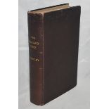 Billiards. 'The Billiard Book'. Captain Crawley. London 1866. Original full leather maroon covers,