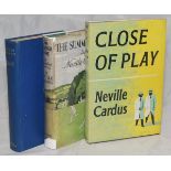 Neville Cardus. Three hardbacks by Cardus. Titles are 'The Summer Game', London 1929. Small loss