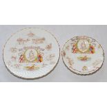 'Queen Victoria 1837-1897'. China plate produced to commemorate Victoria's Diamond Jubilee with a