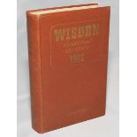 Wisden Cricketers' Almanack 1946. 83rd edition. Original hardback. Only 5000 hardback copies were