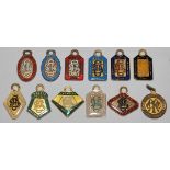 South Australian Cricket Association. Eleven Adelaide Oval membership medals/badges for seasons