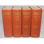 Wisden Cricketers' Almanack 1964 to 1966 and 1968. Original hardbacks. The 1965, 1966 and 1968