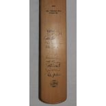 England v Australia 'The Centenary Test Cricket Bat' 1880-1980. Nicholls full size cricket bat