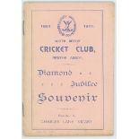 '1851-1911. South Devon Cricket Club, Newton Abbott'. Illustrated by Charles Lane Vicary. Newton