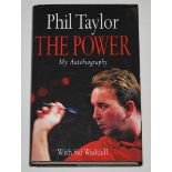 Darts. 'The Power. My Autobiography'. Phil Taylor with Sid Waddell. Signed to the title page by