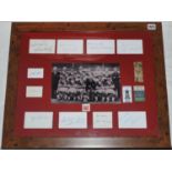 Nottingham Forest 'F.A. Cup Winners' 1959. Large attractive montage commemorating the Cup win. The