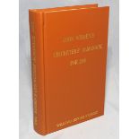 Wisden Cricketers' Almanack 1891. Willows second softback reprint (2007) in light brown hardback