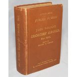 Wisden Cricketers' Almanack 1913. 50th (Jubilee) edition. Original hardback. Some wear to board