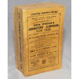 Wisden Cricketers' Almanack 1932. 69th edition. Original paper wrappers. Some age toning to