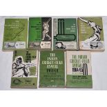'The Indian Cricket-Field Annual 1958-59 to 1964-65. Edited by Dicky Rutnagur. Bombay. Complete