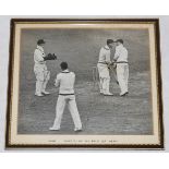 William John 'Bill' Edrich. Middlesex & England 1937-1958. '1938: 1000 Runs By End of May'. Original