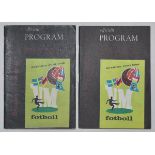 World Cup 1958. 'Semi-finals'. Two official programmes for the Semi-final matches played 24th June