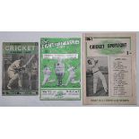 'Findon's', 'Flagstaff' and 'Cricket Spotlight' cricket annuals 1949-1976. A complete set of