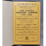Wisden Cricketers' Almanack 1926. 63rd edition. Nicely bound in black boards, with excellent