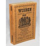 Wisden Cricketers' Almanack 1946. 83rd edition. Original limp cloth covers. Some soiling/age