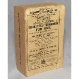 Wisden Cricketers' Almanack 1924. 61st edition. Original paper wrappers. Replacement spine paper.