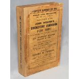 Wisden Cricketers' Almanack 1897. 34th edition. Original paper wrappers. Replacement spine paper.