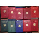 Yorkshire C.C.C. handbooks 1938-1988. A good run of handbooks for 1938, 1955-1977, 1978, 1984-