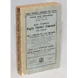 John Wisden's Rugby Football Almanack 1924-25. Edited by C. Stewart Caine. Scarce second edition