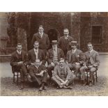 Kent C.C.C. 'Amateurs' 1901. Early official mono photograph of the Kent amateur players seated and
