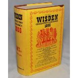 Wisden Cricketers' Almanack 1966. Original hardback with dustwrapper. Some wear and faults to the