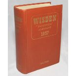 Wisden Cricketers' Almanack 1957. Original hardback. Good+ condition - cricket