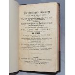 Wisden Cricketers' Almanack 1868. 5th edition. Handsomely half bound in red leather, lacking