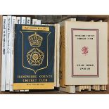 Somerset and Hampshire handbooks 1948-2002. A run of Somerset handbooks for 1948/49-1952/53, 1954/