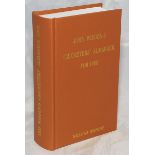 Wisden Cricketers' Almanack 1908. Willows softback reprint (2000) in light brown hardback covers