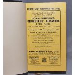 Wisden Cricketers' Almanack 1936. 73rd edition. Nicely bound in black boards, with excellent