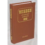 Wisden Cricketers' Almanack 1946. Willows hardback reprint (2012) with gilt lettering. Limited