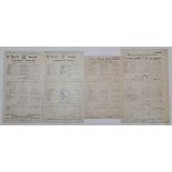 Middlesex and Surrey county scorecards 1924-2009. A selection of Middlesex (Qty 185) and Surrey (54)