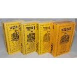 Wisden Cricketers' Almanack 1948, 1954, 1955 & 1956. Original limp cloth covers. The 1948 with black