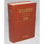 Wisden Cricketers' Almanack 1960. Original hardback. Some slight wrinkling to spine paper