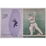 Australia tour to India 1964/65. Two pre-tour brochures. 'Australia vs India 1964'. Compiled and