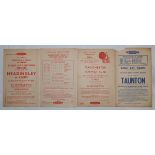 Railway handbills 1959-1973. Eight advertising handbills issued by British Railways for the