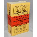 Wisden Cricketers' Almanack 1934. 71st edition. Original paper wrappers. Excellent condition, with