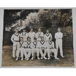 Gentlemen v Players 1934. Two nice original official mono photographs of each of the teams taken for