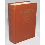 Wisden Cricketers' Almanack 1955. Original hardback. Odd minor faults otherwise in good