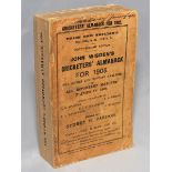Wisden Cricketers' Almanack 1905. 42nd edition. Original paper wrappers. Replacement spine paper.