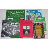 Cricket Annuals and Association of Cricket Statisticians publications. Box comprising Playfair